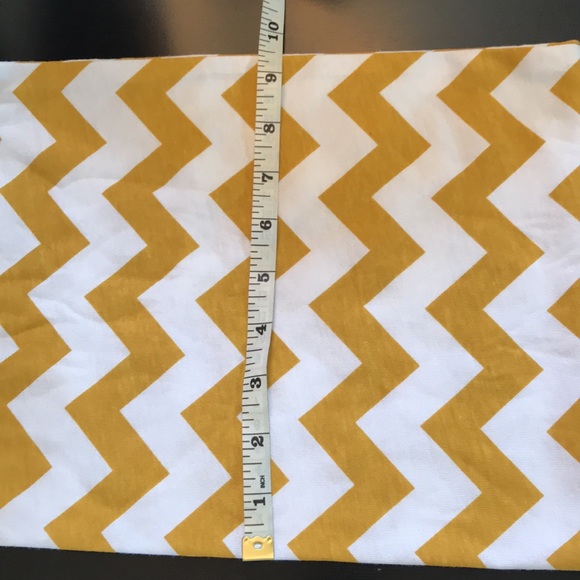 Gold and white Chevron infinity scarf. Saints, New Orleans, Mardi Gras, LSU, - Picture 7 of 7